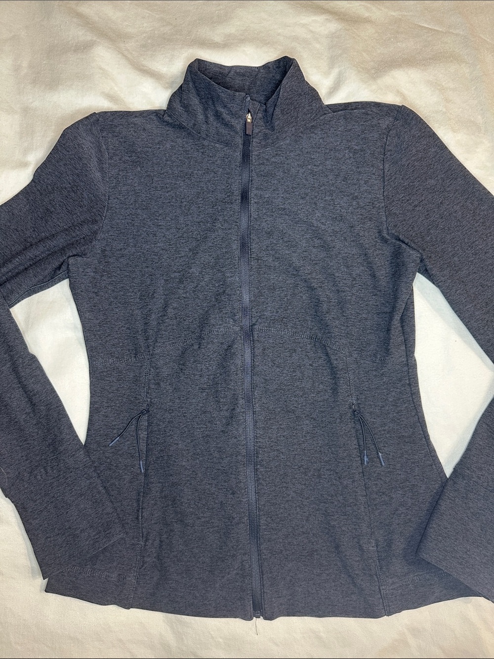 CALIA by Carrie Underwood Heather Navy Full-Zip Jacket - S